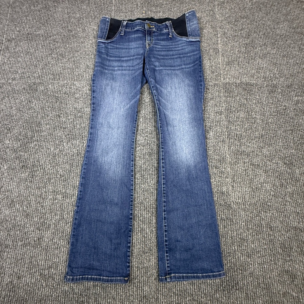 Isabel Maternity Ingrid & Isabel Skinny Bootcut Jeans Blue Size 6 F18496638